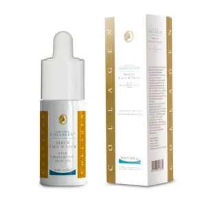 Salcoll Collagen Face and Neck with Marine Collagen and Hyaluronic Acid 1.6% Anti Aging Anti Wrinkle Lifting Skin Care Treatment
