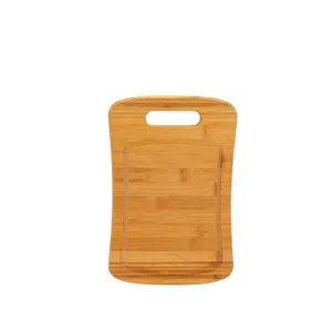Bamboo Medium Curved Cutting Board - Versatile Kitchen Tool for Chopping and Prep