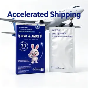 Purple Teeth Whitening Strips  Collect & Add to Cart, Enjoy Priority Packing and Shipping Service Whitestrips Gentle