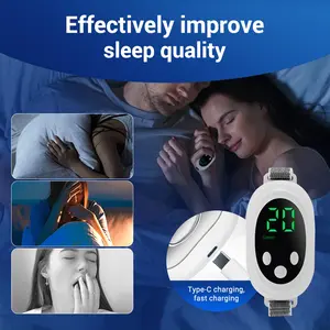 Two modes, 20 levels of intensity, intelligent sleep device, anxiety relief, neurological sleep, insomnia, and soothing device,