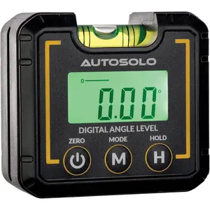 Angle Gauge ±0.1° Accuracy - Inclinometer for Camber Caster Alignment Tool & Construction