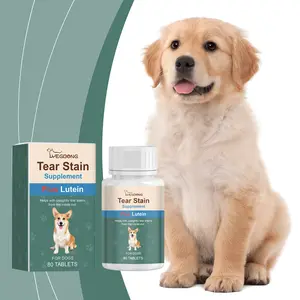 Tear Stain Wipes for Dogs - Gently Clean Pet Dogs' Tear Stains, Eye Discharge, and Eye Care Cleaning Wipes