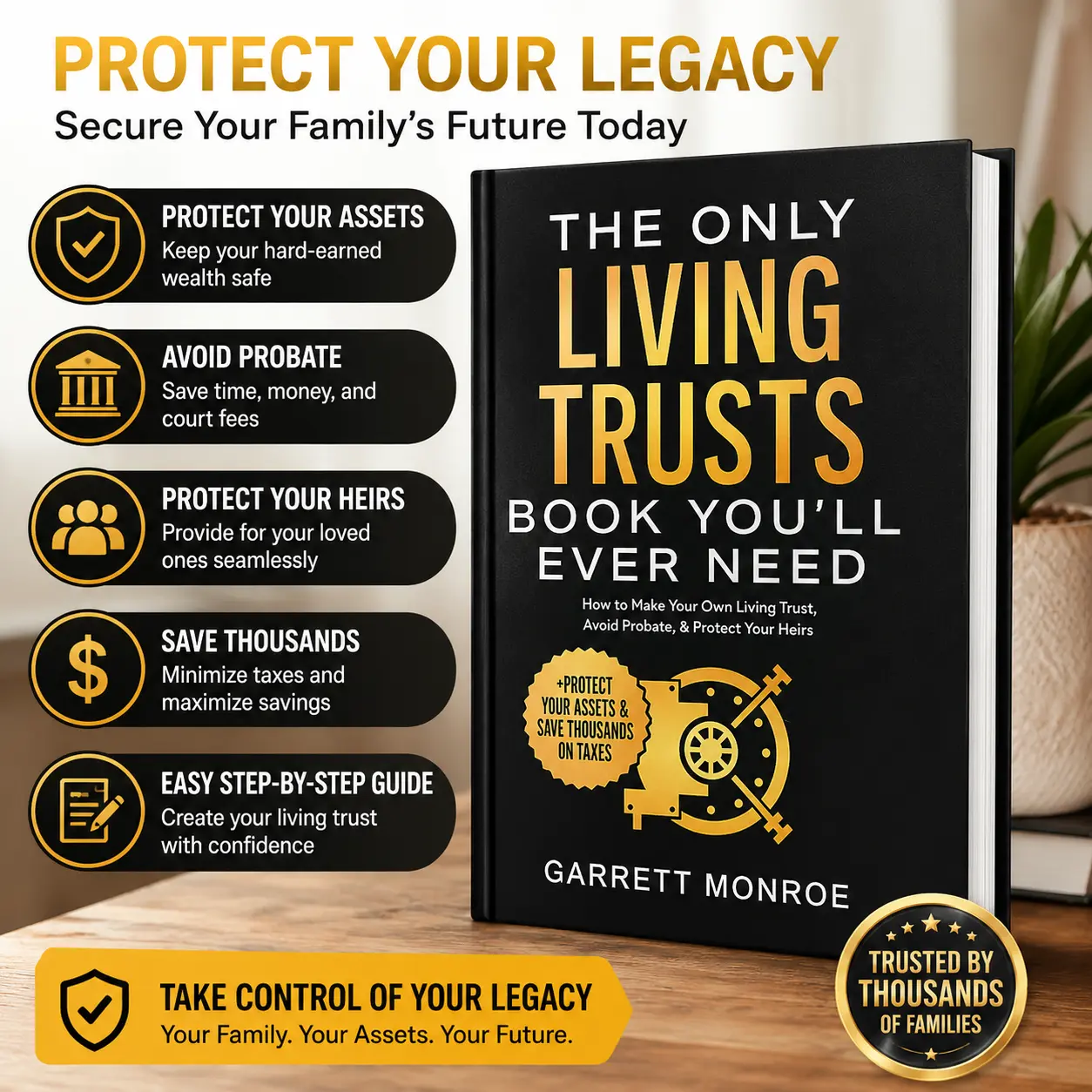 2026 Living Trust Guide Everyone Is Talking About! Learn Estate Planning, Avoid Probate, Protect Your Wealth, Save Your Family Time & Money with This Easy-to-Follow Financial Planning Book