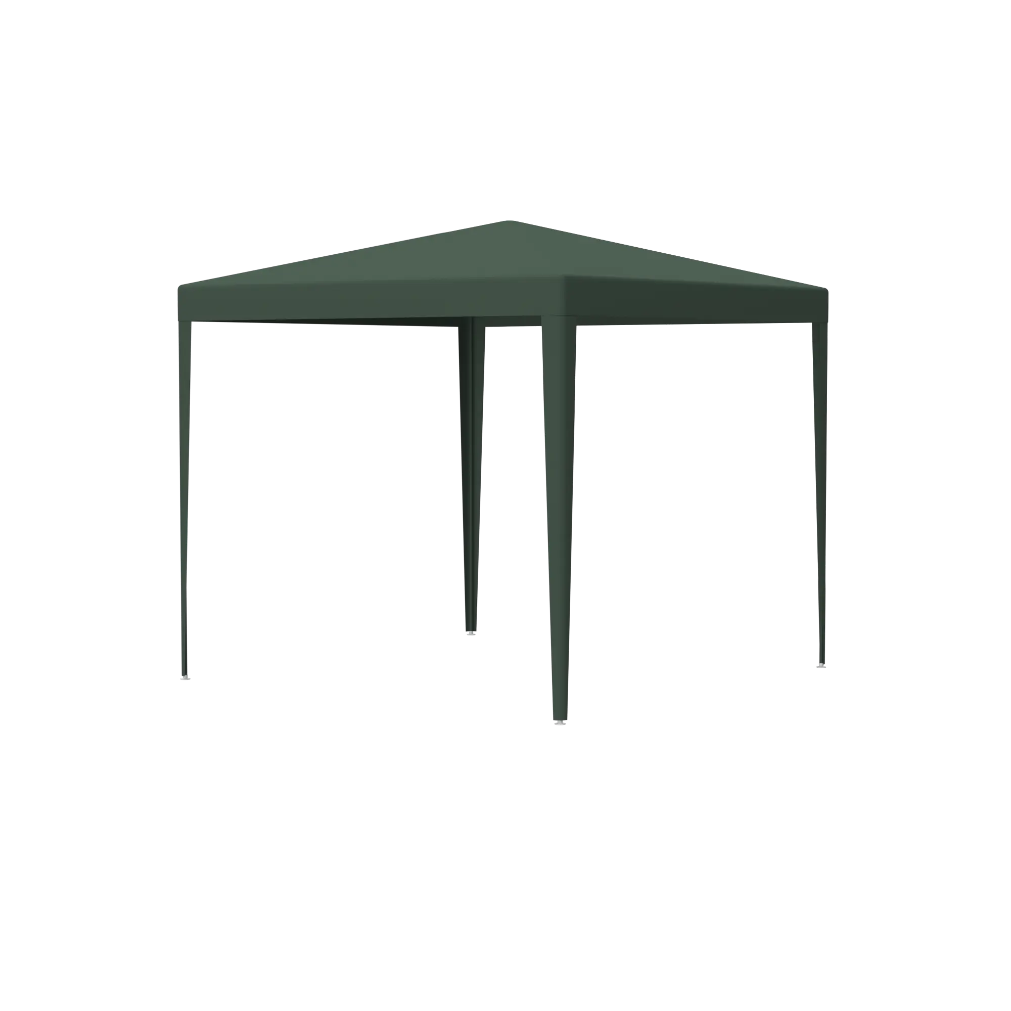 Dufominc 10'x10' Heavy Duty Square Frame Outdoor Gazebo Canopy - Easy Setup Party & Wedding Tent with 4 Removable Walls, 10’ X 10’ Size