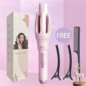 32mm Auto-Curler for Lazy Girls No-Skill Salon Curls in 10s Anti-Tangle & Hair-Safe Ceramic 4 Heat Settings for All Hair Types