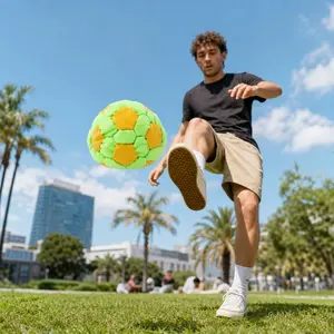 Soft Fun Hacky Sack, MiniFootball Shaped Portable Educational JugglingToy for Kids Adults Indoor Outdoor Party The Ultimate Fidget Toy for Soccer Lovers & Jugglers