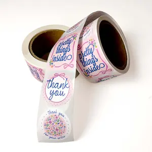 Thank You Sticker Roll | 2" Matte | Flower Girl