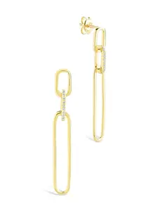 Chelle CZ Mixed Link Drop Studs