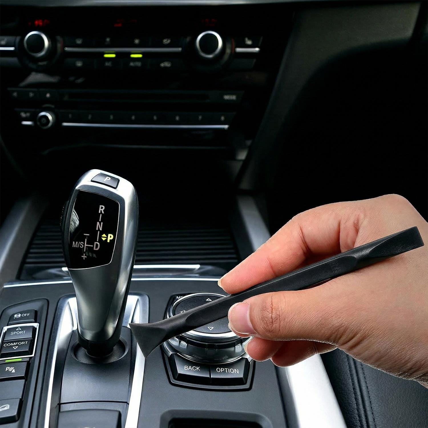 Car Detailing Pick Set for Car Detailing Kit,Safe Automotive Tool Set for Cleaning, Plastic Picks with 6 Cleaning Heads, Interior and Exterior Use,6 Pack