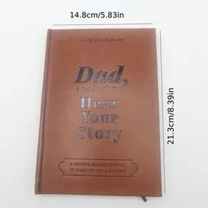 Family Keepsake Leather Notebook for Mom and Dad