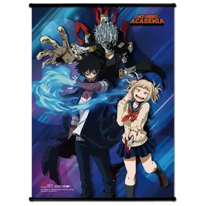 My Hero Academia S3 - Himiko Toga, Dabi, & Tomura Shigaraki Small Size Wall Scroll 18.5"W x 25.2"H