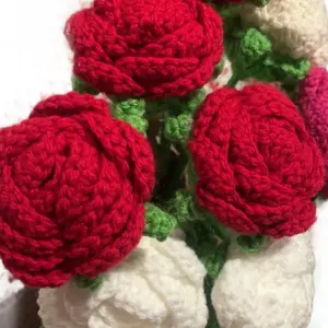 Crochet Roses - Decorative Flowers all occasions Party Plants