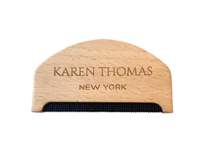 Karen Thomas Cashmere Comb – Natural Beech Wood