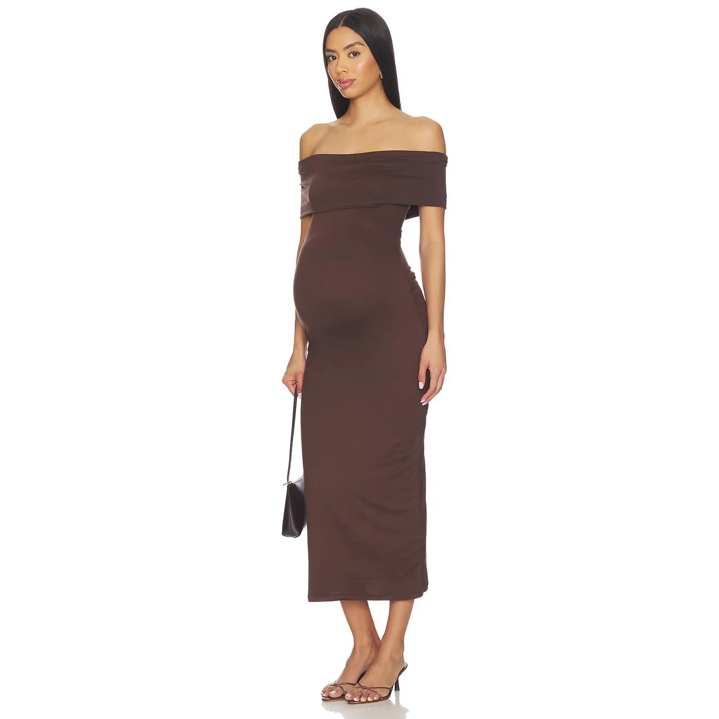 BUMPSUIT The Bianca Dress in Chocolate