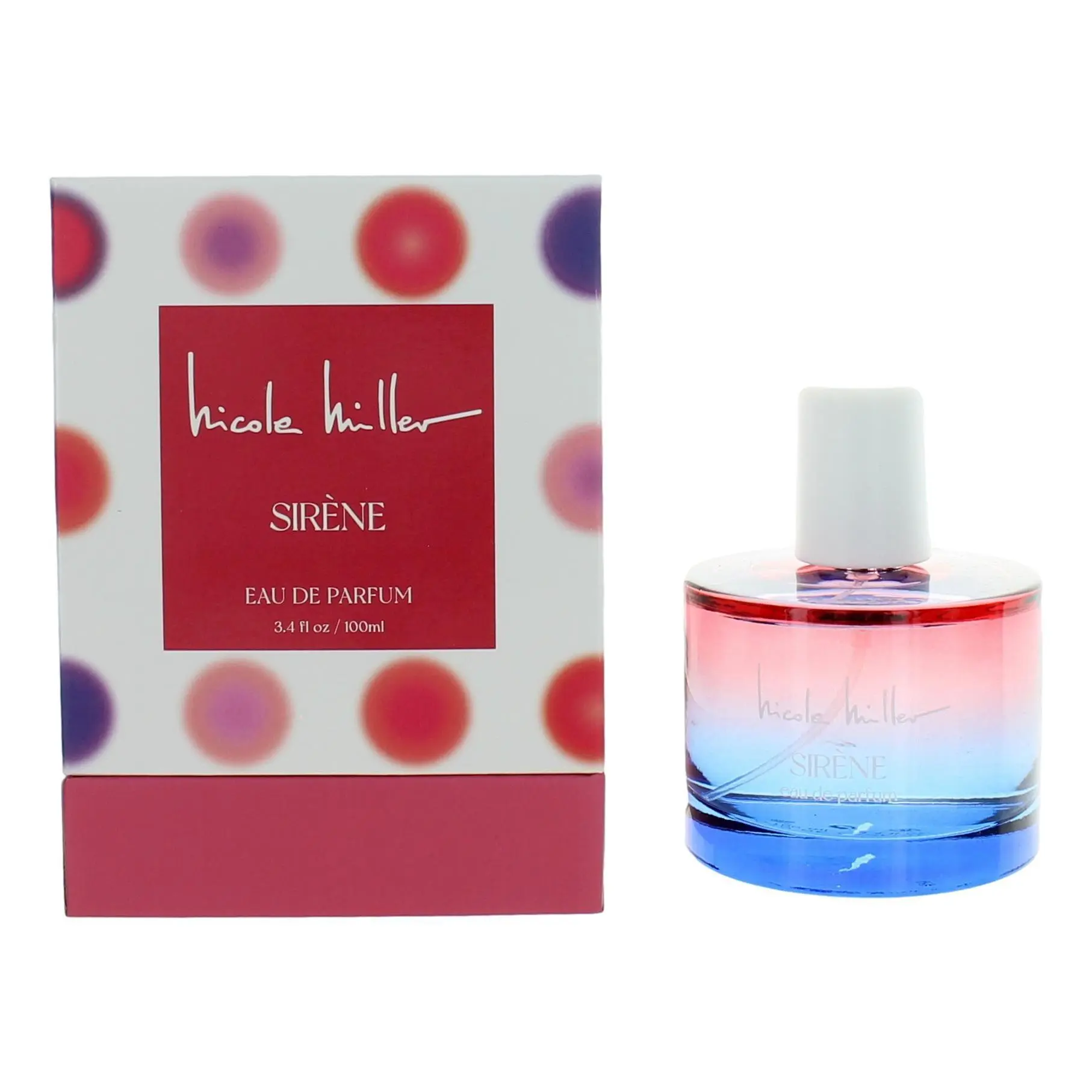 Women's Sirene by Nicole Miller 3.4 fl oz Eau De Parfum Spray - Dreamy Floral Musk, Long-Lasting, Romantic Wear, Smelling Good