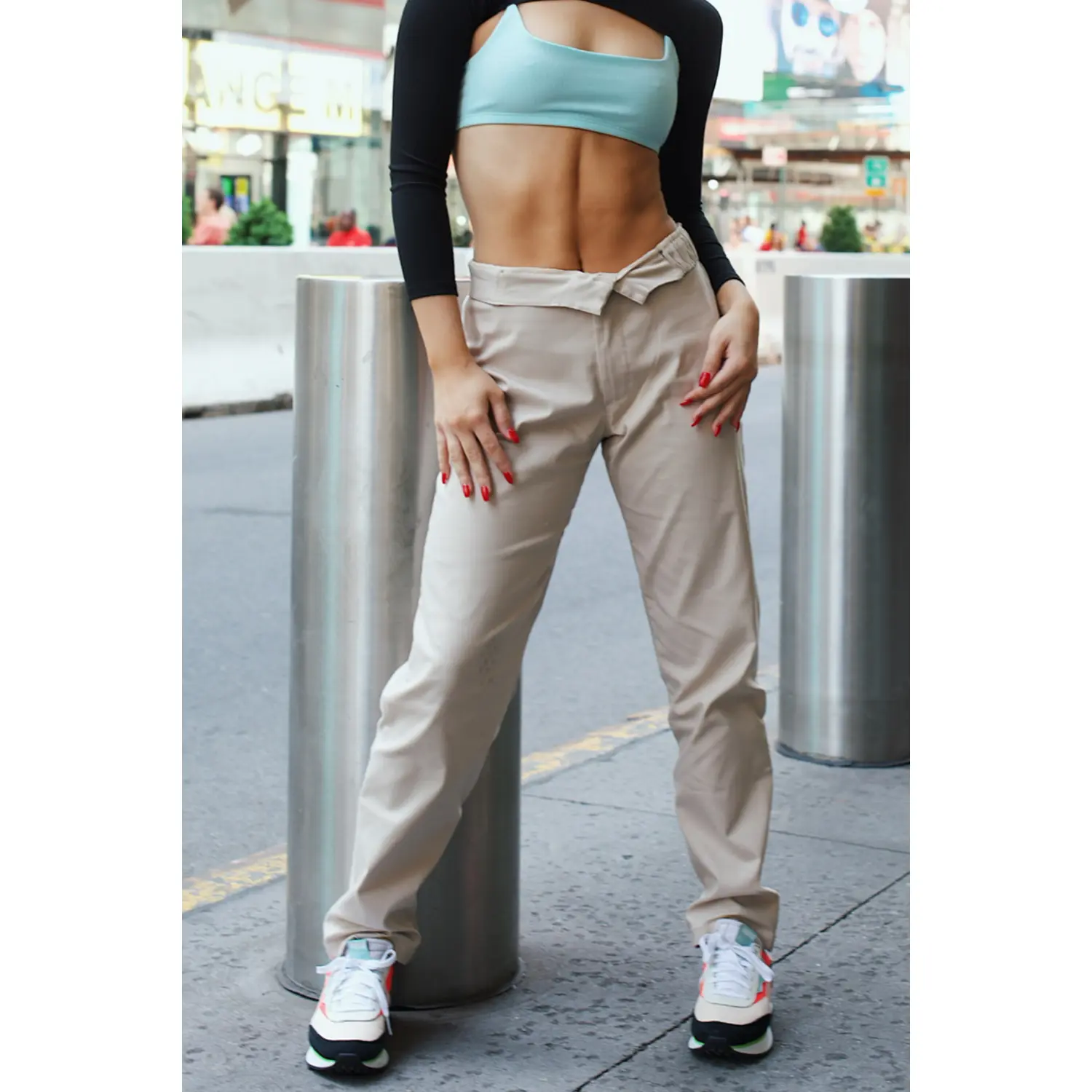 Stretch & Swayze Dance Trousers - Khaki - FINAL SALE
