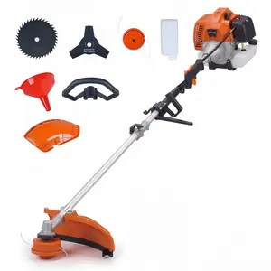 Heavy Duty 3-in-1 Gas Powered Garden Tool Set – Multi-Function String Trimmer with 1 String Head, 2 Blades & Anti-Vibration Handle, Ideal for Cutting Grass, Weeds & Brush