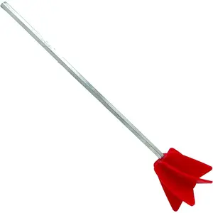 Paint Mixer Drill Attachment - Helix Mixer for 1 Gallon of Paint Epoxy, Resin, Silicone - Consistent Even Flow Stirrer Paddle - Works with all 3/8” and larger drills