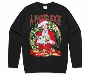 A Partridge In A Pear Tree Christmas Jumper Sweater Sweatshirt Xmas Funny Alan Gift Dad Grandpa Joke