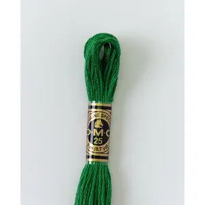 DMC Embroidery Stranded Thread - Six-Strand Embroidery Floss - 700 - Meadow Green