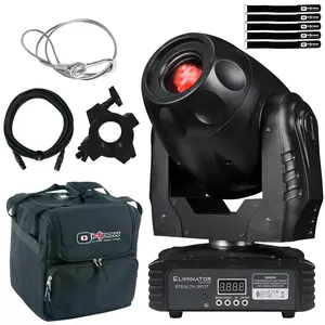 Eliminator Lighting Stealth Spot 60W LED Moving Head Spot Light with Carry Case Package