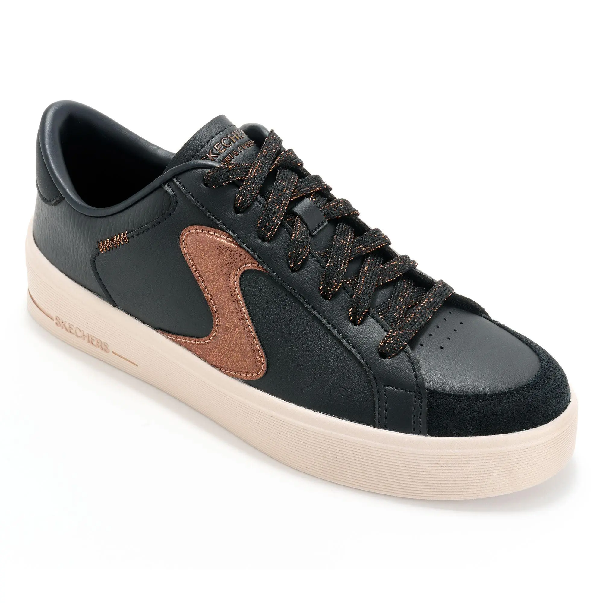 Skechers Hi Land Court Lace-Up Sneakers - Quite Chic