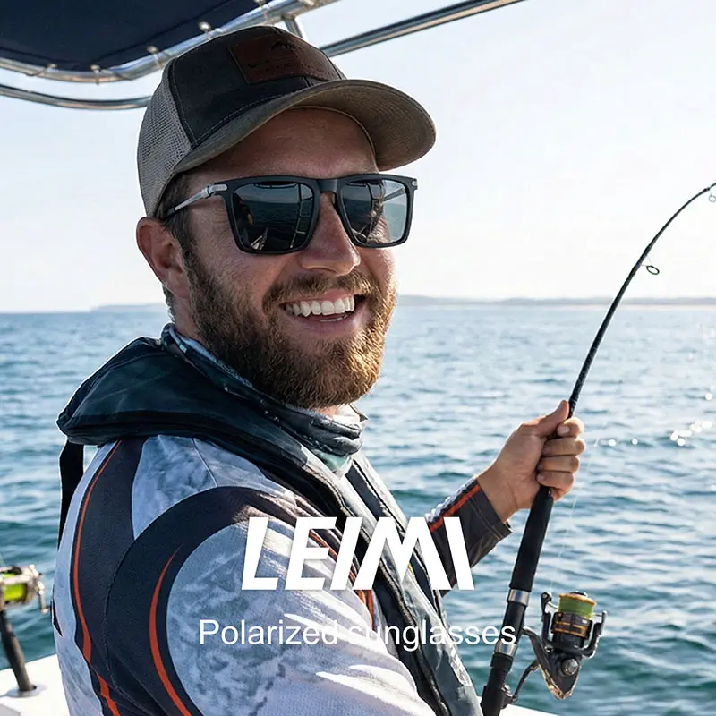 Polarized Square Sunglasses for Driving Cycling Fishing Polarized Sports Sunglasses UV400 Protection for Men and  main image 3