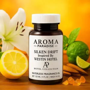 Westin Hotel Inspired Waterless Fragrance Oil – White Tea, Lily & Light Musk – For Cold-Air Diffusers - Silken Drift