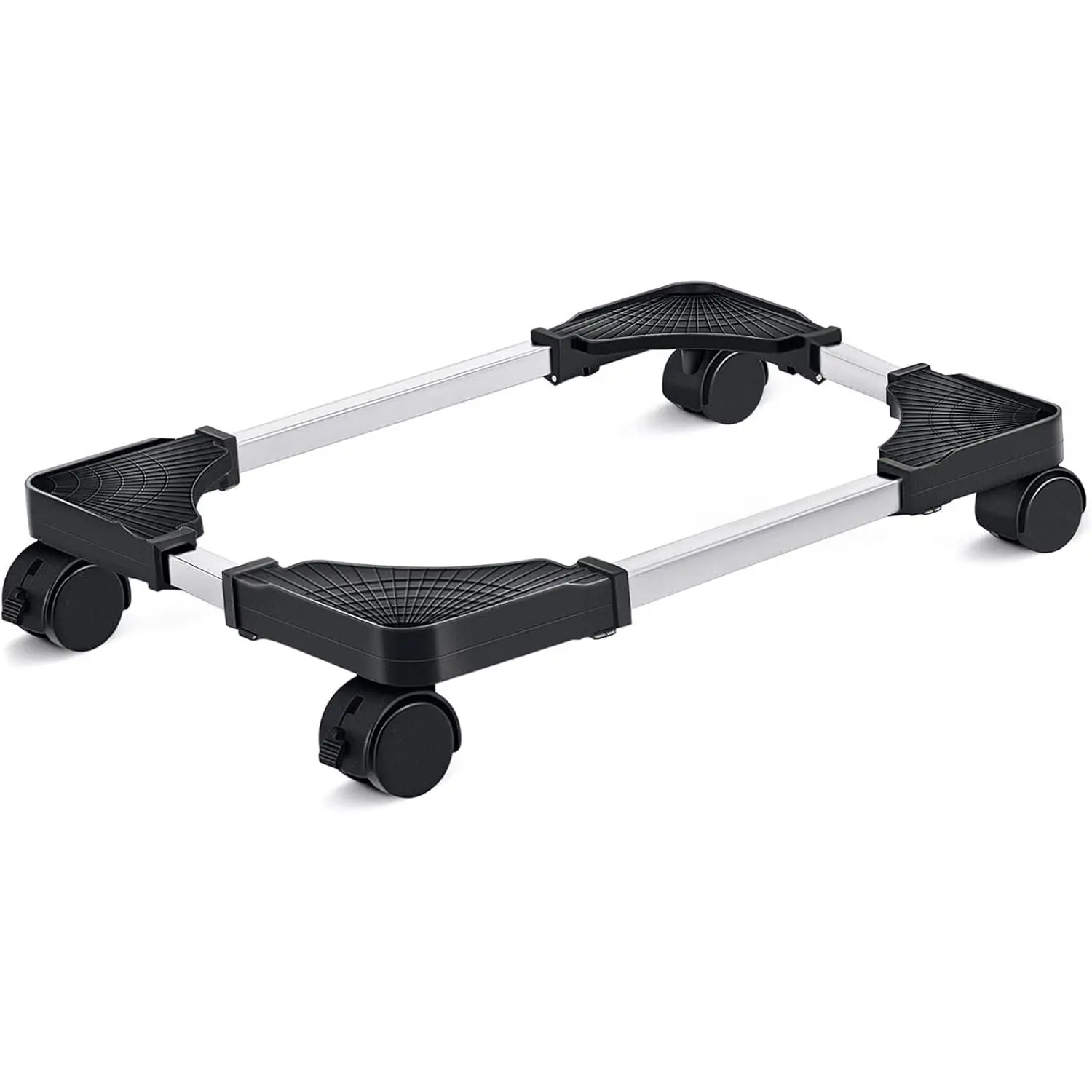 Mobile CPU Stand Adjustable Computer Tower Stand with 4 Caster Wheels Fits PC (Black) Mobile CPU Stand Adjustable Computer Tower Stand with 4 Caster Wheels Fits PC (Black)