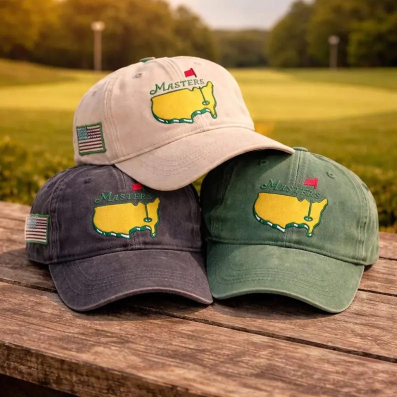 Pink Masters Golf Inspired Embroidered Hat | Augusta  display picture 1