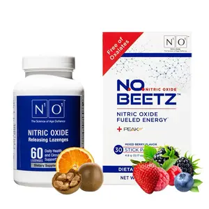 N1o1 Nitric Oxide Booster Bundle - Nitric Oxide Lozenges & N.O. Beetz for Heart Health, Daily Supplements for Men & Women Support Blood Flow, Blood Pressure, Circulation, Stamina & Natural Energy Healthcare Fruit