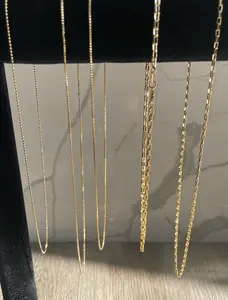 Thin Box Chain Necklace