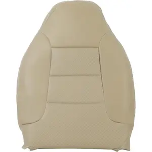 Synthetic Leather Seat Cover Compatible with 1992-1996 Ford Bronco - Med Mocha Tan (Driver/Passenger Top Cover) Truck