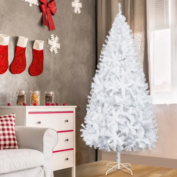 6FT White Christmas Tree - Winter Deal 2023 Light Shiny