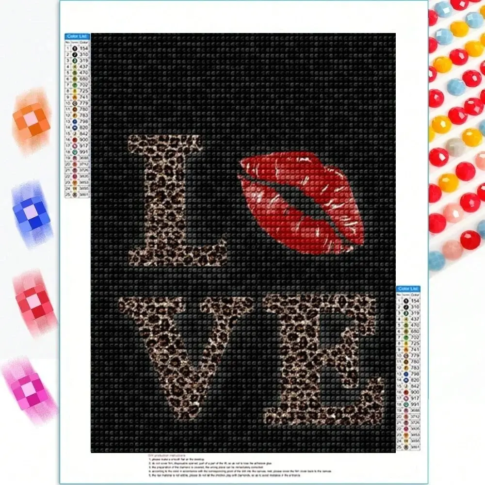 1pc keepdo Leopard Print Craft DIY Diamond Painting Kit with Full Round Diamonds - 29.97x40.01cm Leopard Spot Wall Art, Print Diamond Beads for s &, Creative Gift (No Frame) DIY Diamond Arts