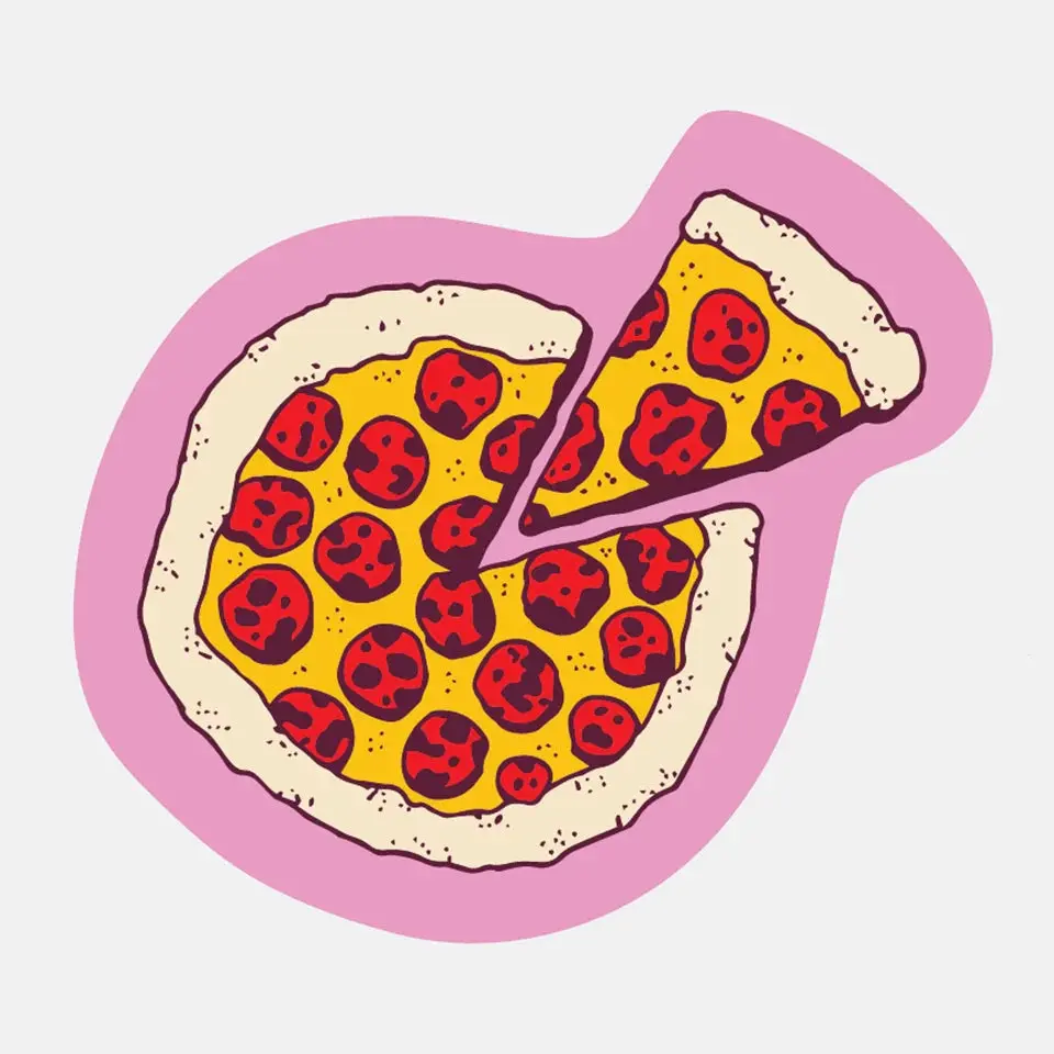 Pizza Sticker