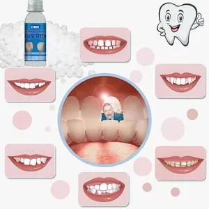 EELHOE Moldable Dental Gel Dentures Temporary Fillings for Broken Teeth, Cavities & Gaps | Shapeable
