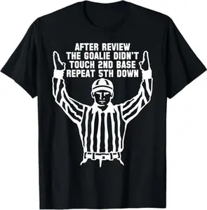 Football Referee Funny Sports Fan T Shirts Men Women  T-Shirt