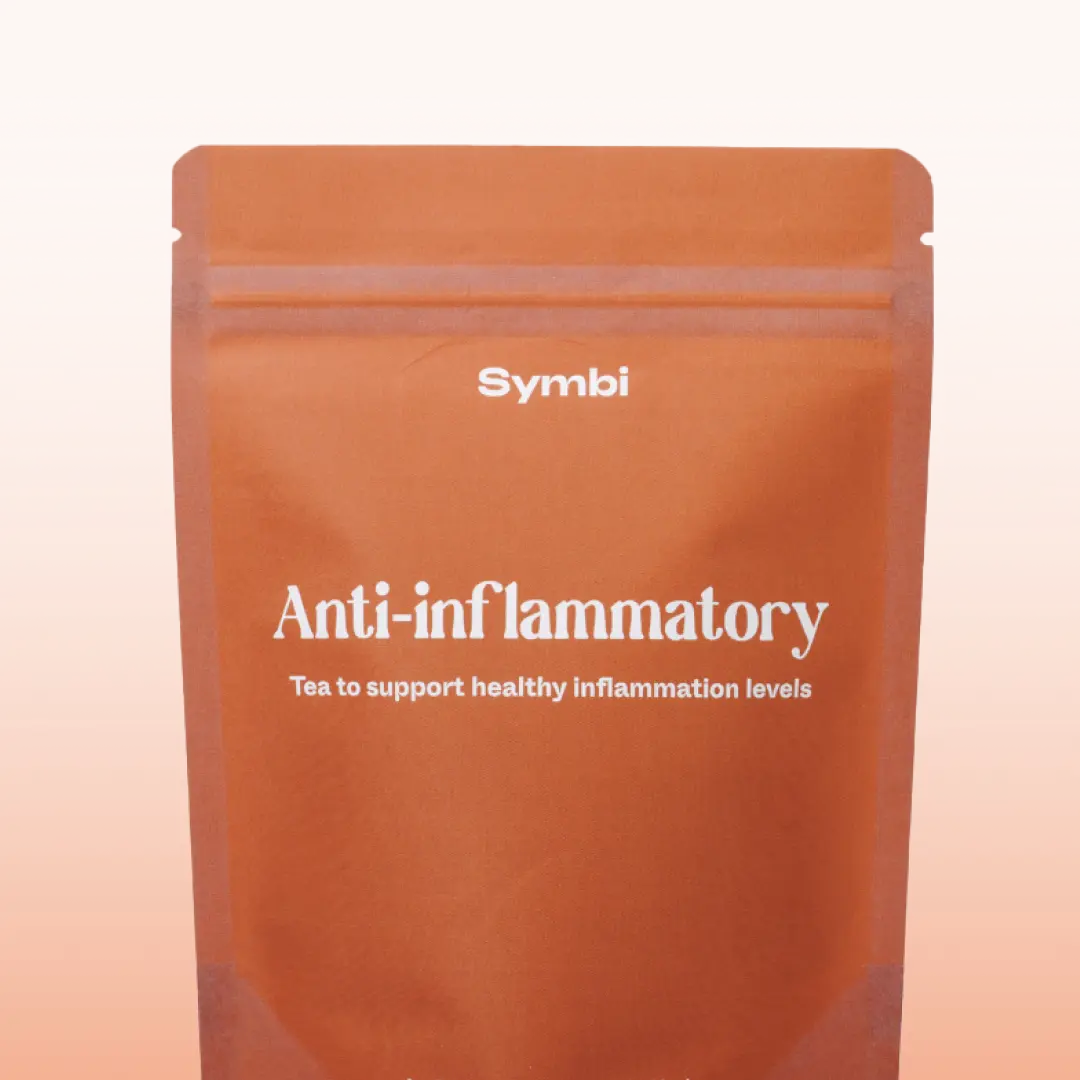 Anti-Inflammatory Herbal Tea Blend, 4oz | Decrease Inflammation & Aids Immune System | 100% Organic & Caffeine-Free, No Additives or Sweetners | Symbi
