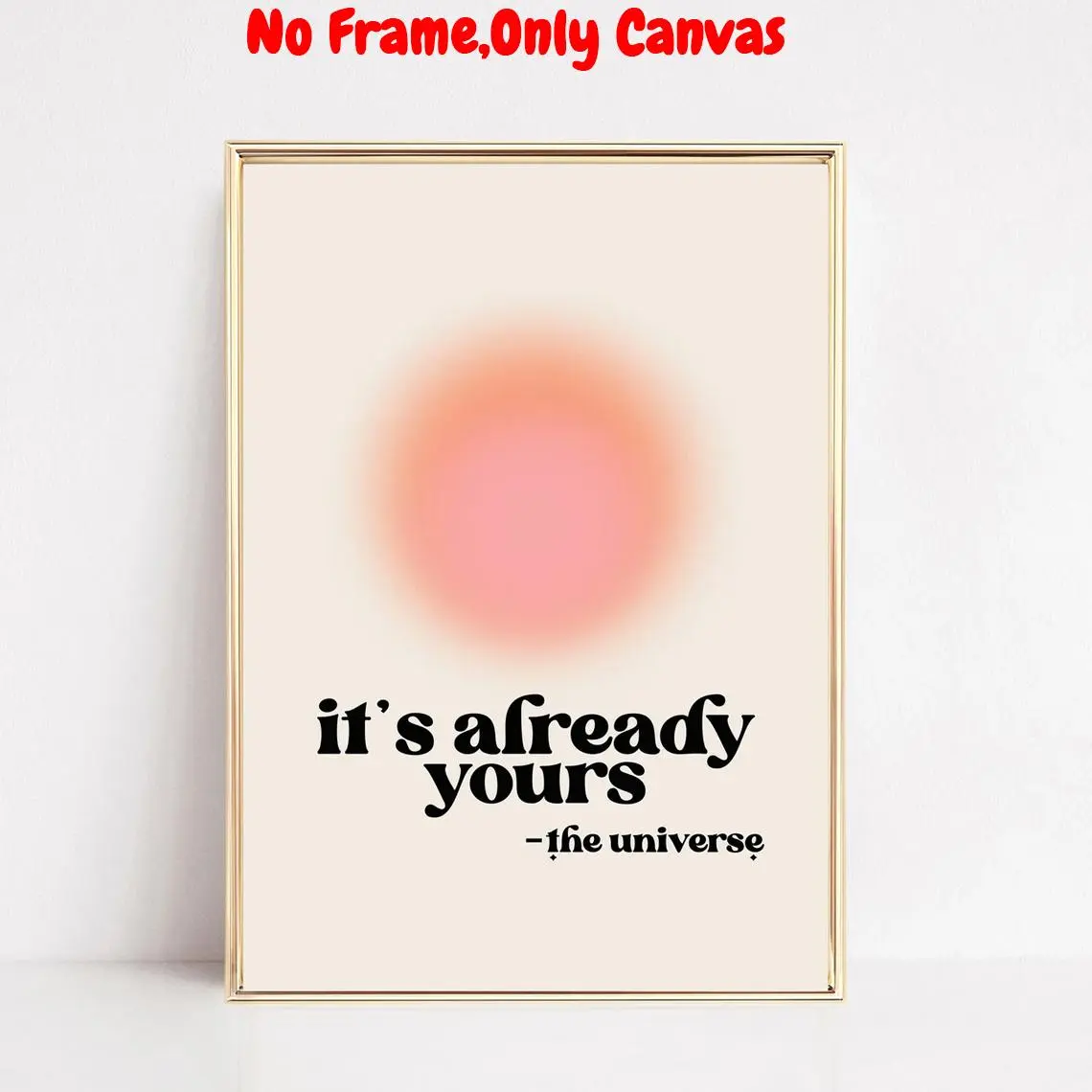 Sunset Gradient Wall Art Unframed, Vintage Poster, Wall Art for Home Living Room Bedroom, Home Decor, Room Decor, Bedroom Accessories, Ornaments, Sunrise Wall Art Design, Wall Art Painting