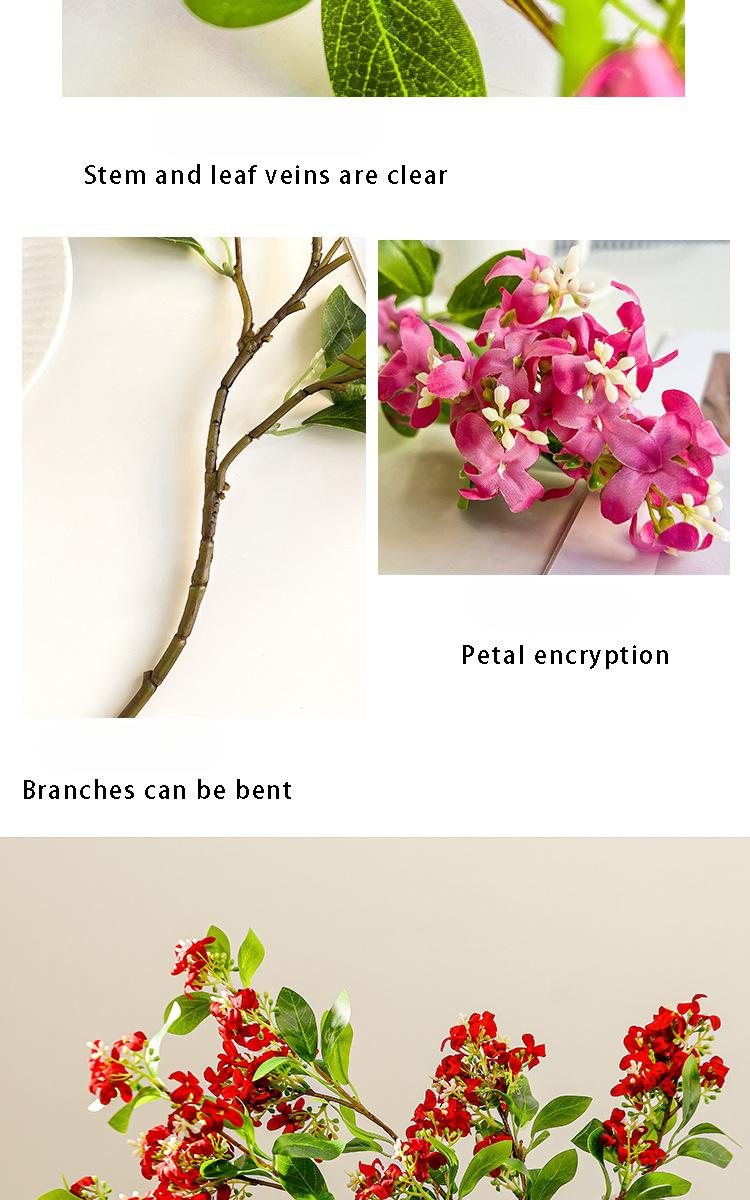 Fragrant Lilac Artificial Flower Bouquet  Effortless Home Upgrade: Lifelike Lilac Floral Arrangement - Ready-to-Use Decor for Living Room & Dining Table. High-Quality Faux Flowers, Never Wilt. Decorative Eternal