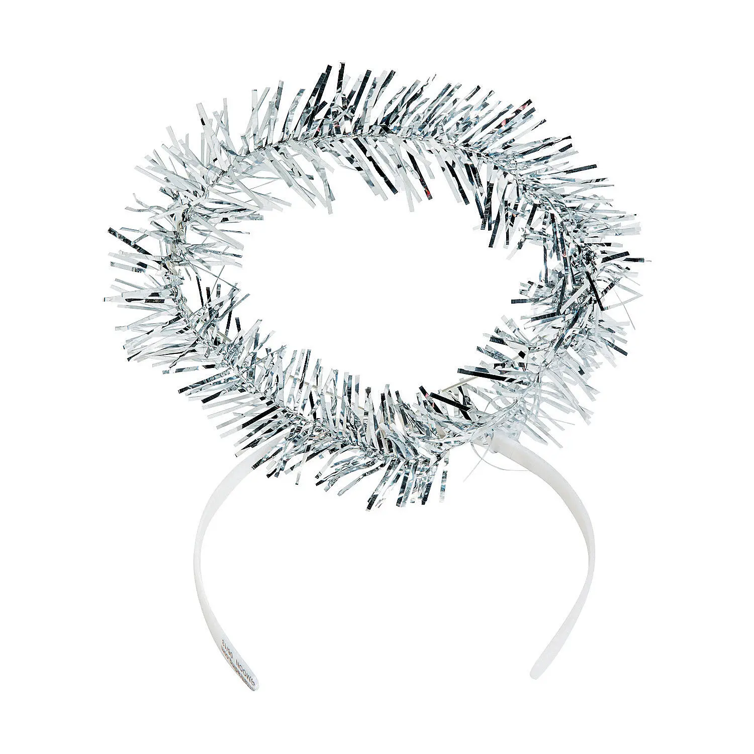 Silver Tinsel Angel Halo Headbands, 12 Pack - 6-Inch Unisex Plastic Costume Accessories with a Metal Spring for a Secure Fit for Choir, Church & Christmas Plays, 6 Inches, Breathe Life Into Nativity Pageants