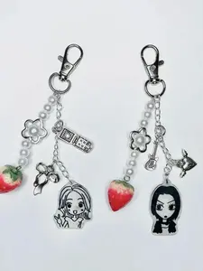 Nana Hachi Phone Charm Keychain Anime Y2K Handmade Cute Accessory, Perfect Gift for Fans & Collectors, Unique Design Jewelry