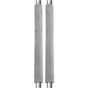 2 count Refrigerator Door Handle Covers Kitchen Appliance Decor Handles Anti-Skid Anti-Static Protector Fridge, Dishwasher Oven Keep Off Fingerprints, Stains (Grey)