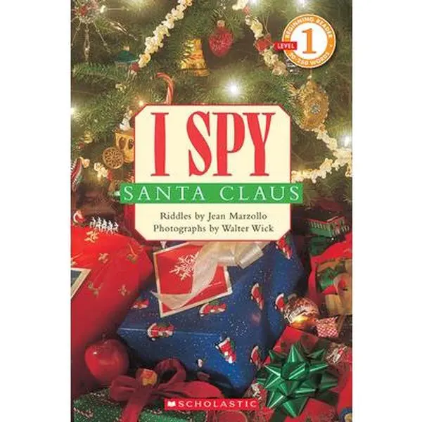 USED Book - I Spy Santa Claus (Scholastic Reader, Level 1) by Marzollo, Jean (Paperback) - english