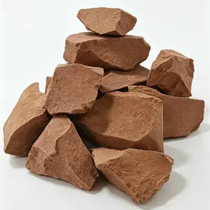Edible Narat Brown Kaolin Clay, Pure Natural Raw Material, Zero Synthetic Additives, Hard Crunchy Texture, Slightly Sticky When Wet, 200g(7oz)