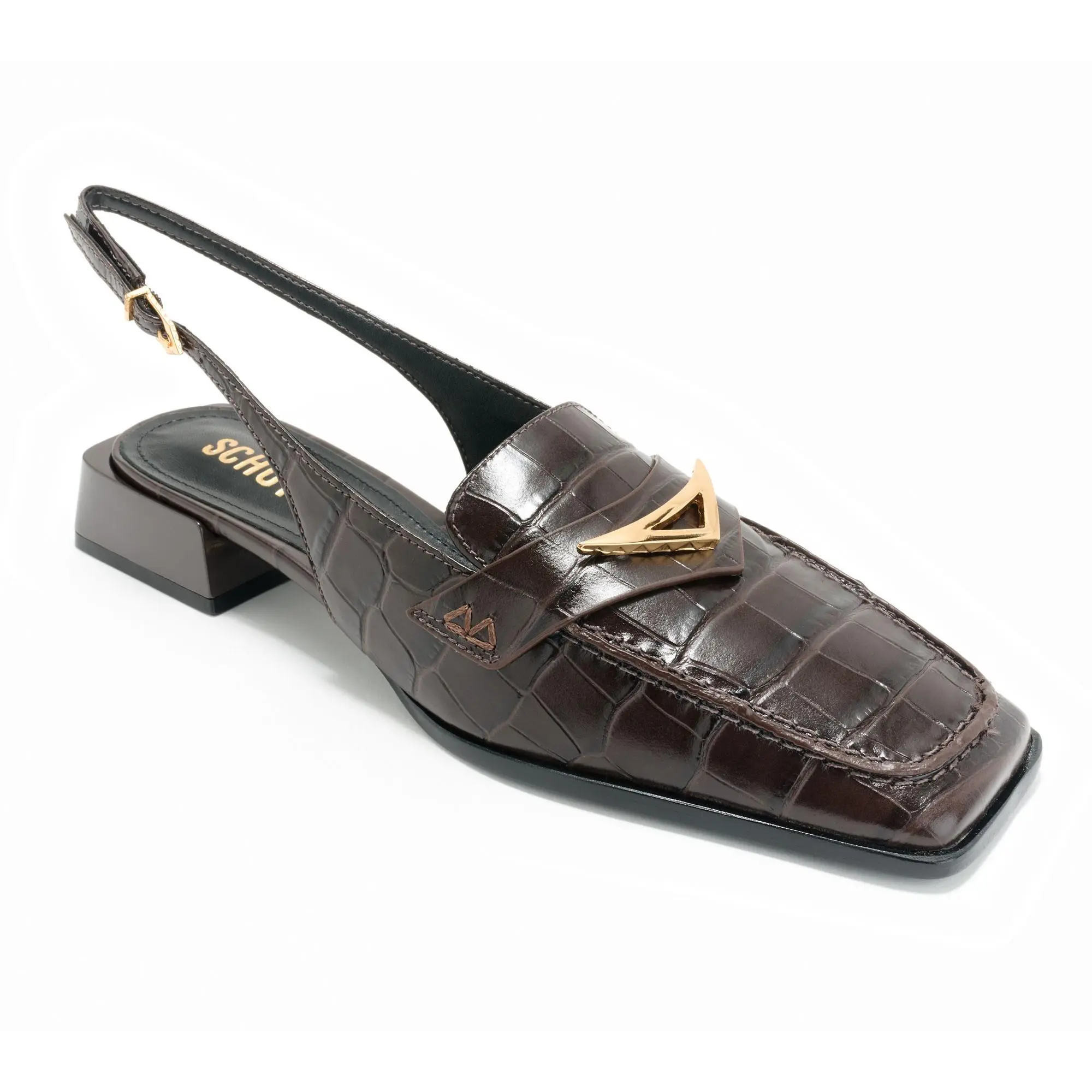Schutz Leather Slingback Loafer- Arizona Schutz Leather Slingback Loafer- Arizona