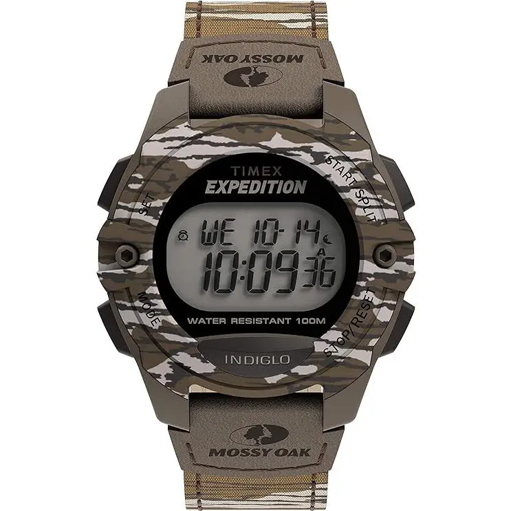 Timex x Expedition Digital CAT 40mm Camo Fabric Mens Watch TW4B19600