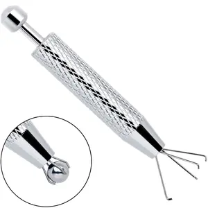 Silver Piercing Ball Grabber Tool 2.48 Inch Length