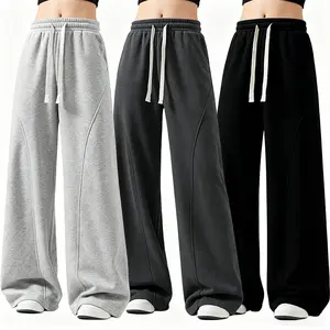 pants men sweatpants Men's Solid Thermal Lined Drawstring WaistPants,Casual Comfy Loose Fitting Trousers for Fall &Winter, Men's Bottoms for Daily Wear, Relaxed Fit, fleece sweatpants，school season